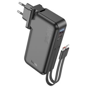Павербанк Power Bank Hoco J126 Travel 22.5W+PD20W 10000 mAh Чорний