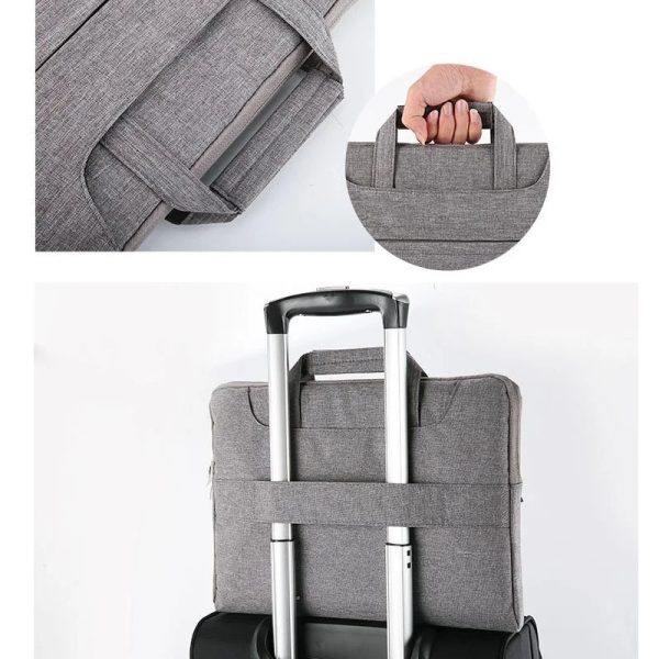 Сумка для ноутбуку Denim with Straps 15/16.2'' Сірий - Зображення 4