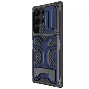 Чохол для Samsung Galaxy S23 Ultra Синій Nillkin CamShield Adventurer Pro (шторка на камеру)
