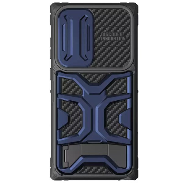 Чохол для Samsung Galaxy S23 Ultra Синій Nillkin CamShield Adventurer Pro (шторка на камеру) - Зображення 2