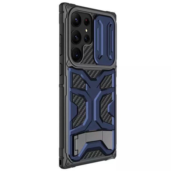 Чохол для Samsung Galaxy S23 Ultra Синій Nillkin CamShield Adventurer Pro (шторка на камеру) - Зображення 3