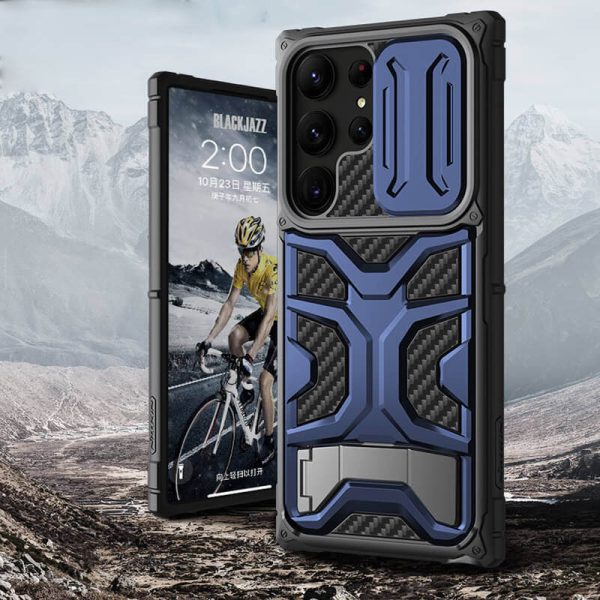 Чохол для Samsung Galaxy S23 Ultra Синій Nillkin CamShield Adventurer Pro (шторка на камеру) - Зображення 5