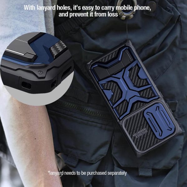 Чохол для Samsung Galaxy S23 Ultra Синій Nillkin CamShield Adventurer Pro (шторка на камеру) - Зображення 7