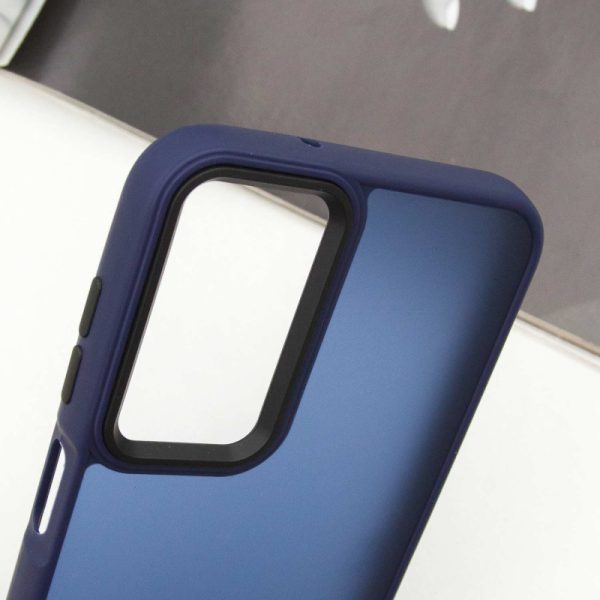 Чохол для Samsung Galaxy A24 4G Синій TPU+PC Lyon Frosted - Зображення 4