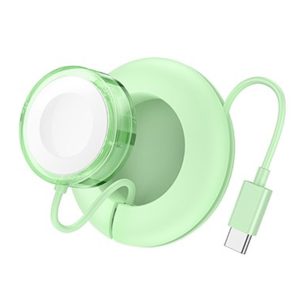 Бездротова зарядка Hoco CW51 Wireless charger for iWatch Зелений