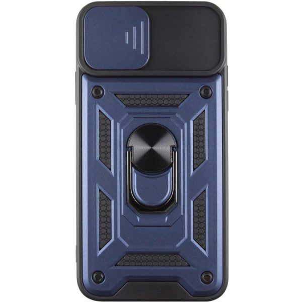 Ударостійкий чохол для Apple iPhone 12 Pro Max Синій Camshield Serge Ring - Зображення 8