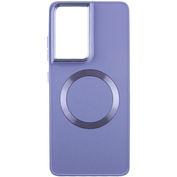 Чохол для Samsung Galaxy S22 Ultra Бузковий Bonbon Metal Style with MagSafe - Зображення 2