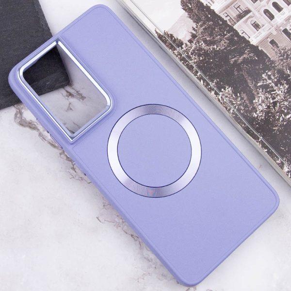 Чохол для Samsung Galaxy S22 Ultra Бузковий Bonbon Metal Style with MagSafe - Зображення 4