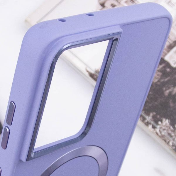 Чохол для Samsung Galaxy S22 Ultra Бузковий Bonbon Metal Style with MagSafe - Зображення 5