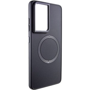Чохол для Samsung Galaxy S22 Ultra Білий Bonbon Metal Style with MagSafe