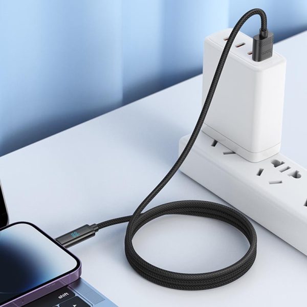 Дата кабель Hoco U127 Power USB to Lightning (1.2m) Чорний - Зображення 4