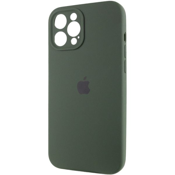 Чохол для iPhone 12 Pro Зелений Silicone Case Full Camera Protective - Зображення 3
