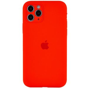 Чохол для iPhone 12 Pro Червоний Silicone Case Full Camera Protective