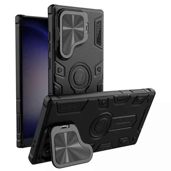 Чохол для Samsung Galaxy S24 Ultra Чорний Nillkin CamShield Armor Prop - Зображення 4