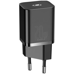 Зарядний пристрій Baseus Super Si Quick Charger 20W (1USB-C) (CCSUP-B) Чорний
