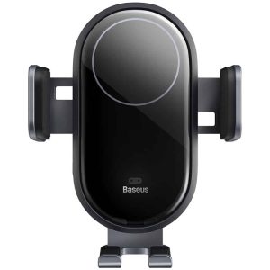 Автотримач з БЗП Baseus LightChaser Wireless Charging Electric Car Mount 15W (C40355900121-00) Чорний