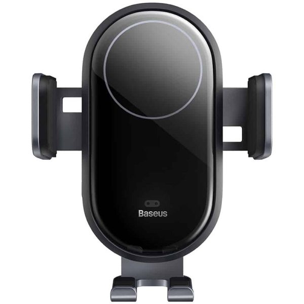 Автотримач з БЗП Baseus LightChaser Wireless Charging Electric Car Mount 15W (C40355900121-00) Чорний