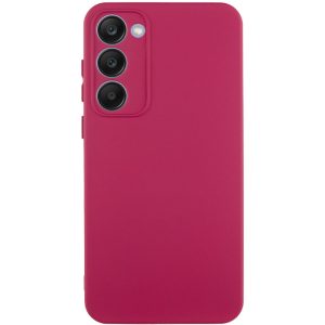 Чохол для Samsung Galaxy S23 Бордовий Silicone Cover Lakshmi Full Camera (A)