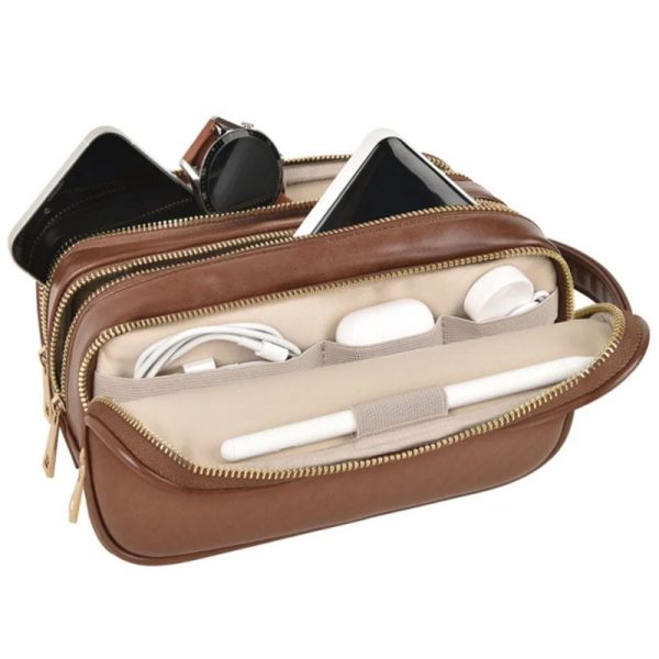 Сумка WIWU Salem Pouch LUX Коричневий - Зображення 2