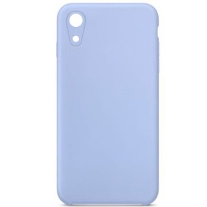Silicone Case Square Full Camera Protective NOLOGO для Apple iPhone XR Блакитний