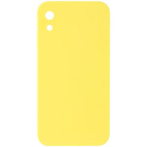 Silicone Case Square Full Camera Protective NOLOGO для Apple iPhone XR Жовтий