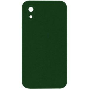 Silicone Case Square Full Camera Protective NOLOGO для Apple iPhone XR Зелений