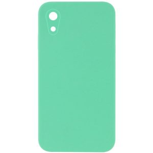 Silicone Case Square Full Camera Protective NOLOGO для Apple iPhone XR Зелений