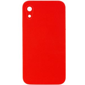 Silicone Case Square Full Camera Protective NOLOGO для Apple iPhone XR Червоний