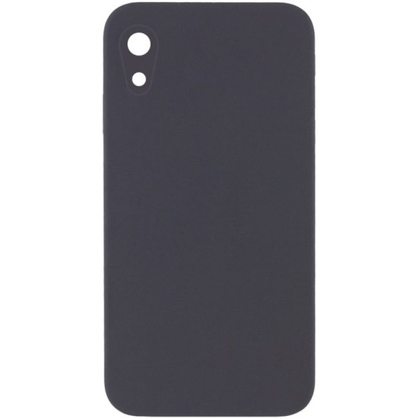 Silicone Case Square Full Camera Protective NOLOGO для Apple iPhone XR Сірий