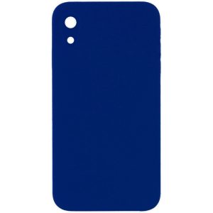 Silicone Case Square Full Camera Protective NOLOGO для Apple iPhone XR Синій