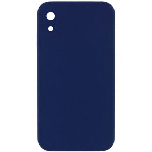 Silicone Case Square Full Camera Protective NOLOGO для Apple iPhone XR Темно-синій