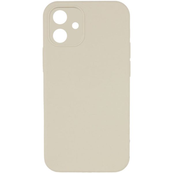 Silicone Case Square Full Camera Protective NOLOGO для Apple iPhone 11 Бежевий