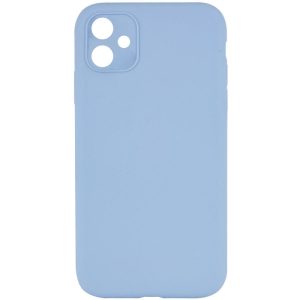Silicone Case Square Full Camera Protective NOLOGO для Apple iPhone 11 Блакитний
