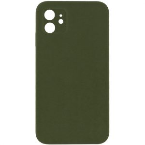 Silicone Case Square Full Camera Protective NOLOGO для Apple iPhone 11 Зелений