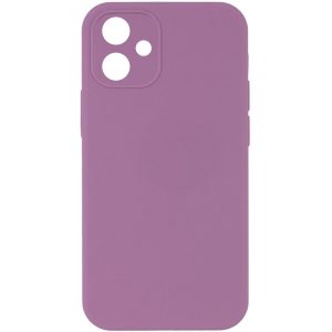 Silicone Case Square Full Camera Protective NOLOGO для Apple iPhone 11 Ліловий
