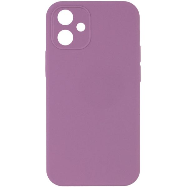 Silicone Case Square Full Camera Protective NOLOGO для Apple iPhone 11 Ліловий