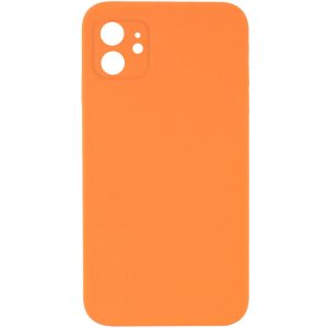 Silicone Case Square Full Camera Protective NOLOGO для Apple iPhone 11 Помаранчевий
