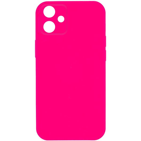 Silicone Case Square Full Camera Protective NOLOGO для Apple iPhone 11 Рожевий