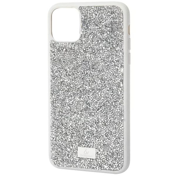 Чохол для iPhone 13 Срібний Bling World Rock Diamond