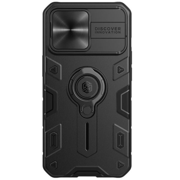 Чохол для iPhone 13 Pro Чорний Nillkin CamShield Armor no logo (шторка на камеру) - Зображення 2