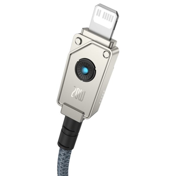 Дата кабель Baseus Unbreakable Series Fast Charging Type-C to Lightning 20W 1m (P10355803111-0) Білий - Зображення 5