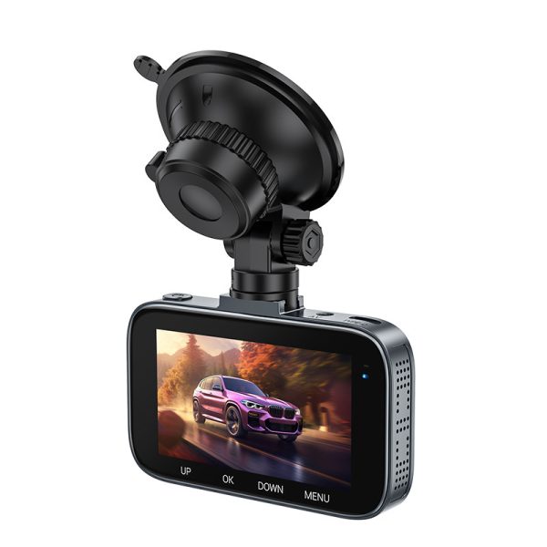 Відеореєстратор Hoco DV5 Driving recorder with 3-inch display Iron Сірий - Зображення 2