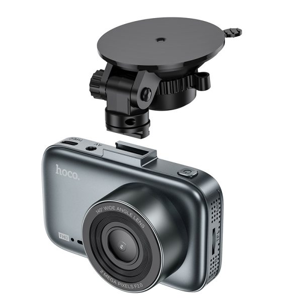Відеореєстратор Hoco DV5 Driving recorder with 3-inch display Iron Сірий - Зображення 3