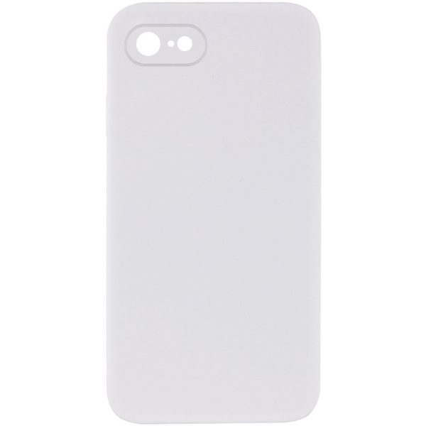 Silicone Case Square Full Camera Protective NOLOGO для Apple iPhone 7 / 8 / SE (2020) Білий