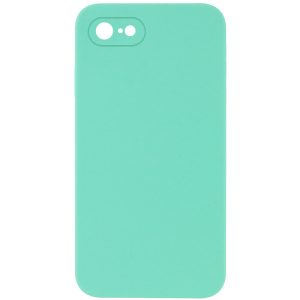 Silicone Case Square Full Camera Protective NOLOGO для Apple iPhone 7 / 8 / SE (2020) Бірюзовий