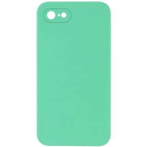 Silicone Case Square Full Camera Protective NOLOGO для Apple iPhone 7 / 8 / SE (2020) Зелений