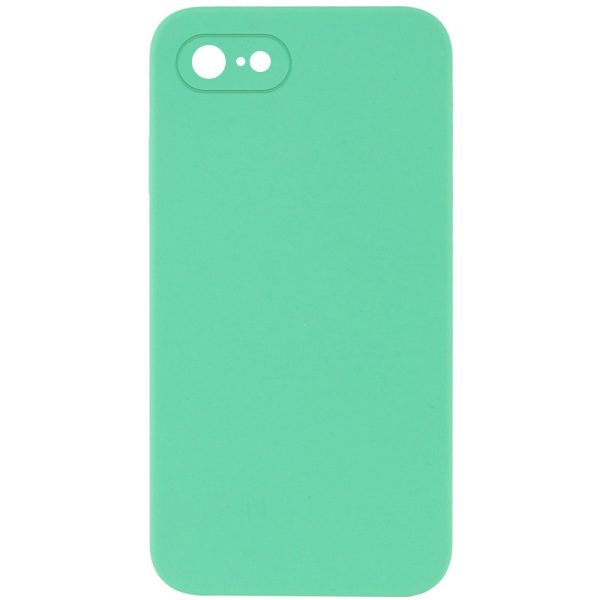 Silicone Case Square Full Camera Protective NOLOGO для Apple iPhone 7 / 8 / SE (2020) Зелений
