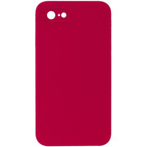 Silicone Case Square Full Camera Protective NOLOGO для Apple iPhone 7 / 8 / SE (2020) Червоний