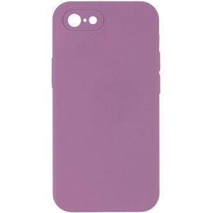 Silicone Case Square Full Camera Protective NOLOGO для Apple iPhone 7 / 8 / SE (2020) Ліловий