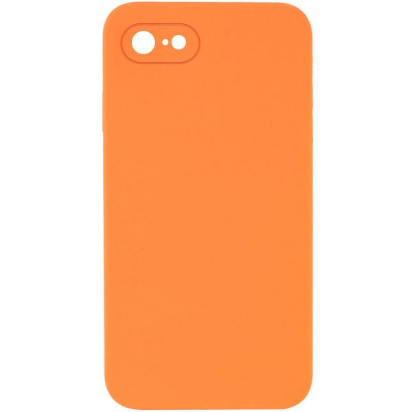 Silicone Case Square Full Camera Protective NOLOGO для Apple iPhone 7 / 8 / SE (2020) Помаранчевий